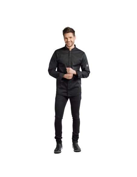 Veste de cuisine Chaud Devant Sabor noire 4XL - Design élégant