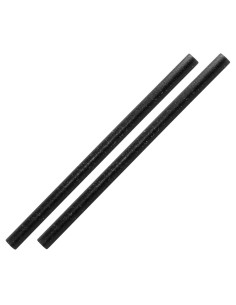 Pailles noires Refork 8 mm - 100 pcs Sier Disposables