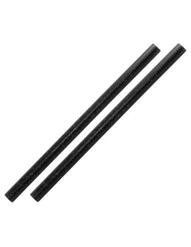 Pailles noires Refork 8 mm - 100 pcs Sier Disposables
