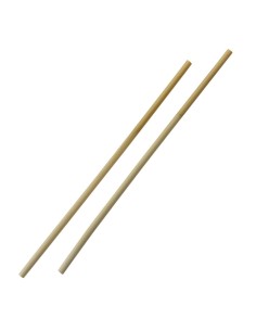 Pailles droites en roseau Sier Disposables 6-8 mm - Lot de 50