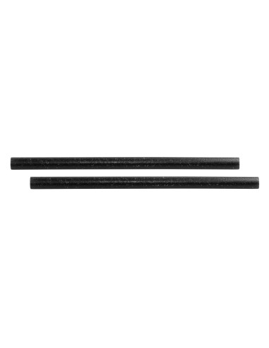 Pailles noires Refork 8 mm - 100 pcs Sier Disposables
