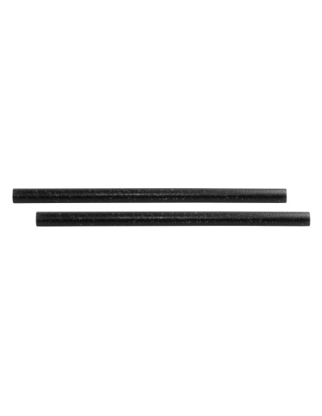 Pailles noires Refork 8 mm - 100 pcs Sier Disposables