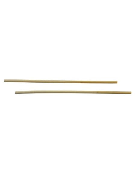 Pailles droites en roseau Sier Disposables 6-8 mm - Lot de 50