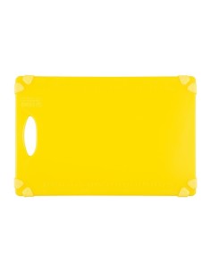 Planche à découper antidérapante Hygiplas jaune 458x306 mm 2