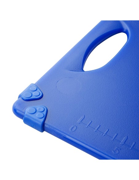 Planche à découper Hygiplas bleue 458x306 mm - Antidérapante