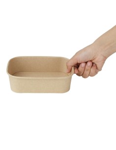 Barquettes carrées Fiesta Recyclable 1000ml - lot de 300 2