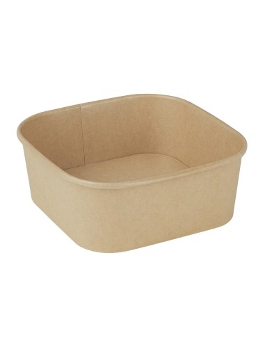 Barquettes carrées Fiesta Recyclable 1200ml - Lot de 300