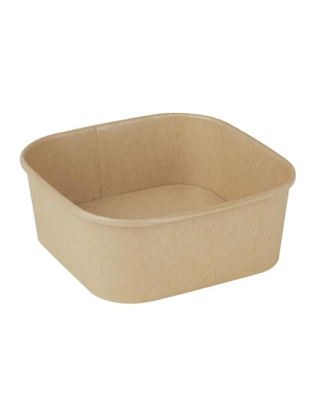 Barquettes carrées Fiesta Recyclable 1200ml - Lot de 300