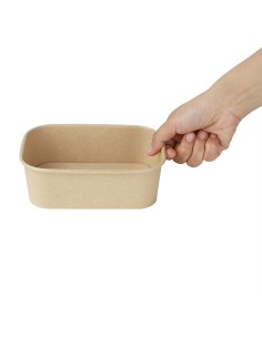 Barquettes carrées Fiesta Recyclable 1200ml - Lot de 300 2