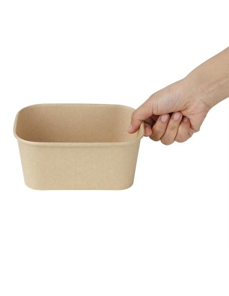 Barquettes carrées Fiesta Recyclable 1400 ml - lot de 300
