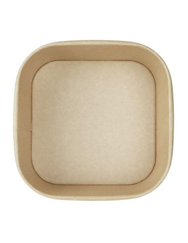 Barquettes carrées Fiesta Recyclable 1400 ml - lot de 300