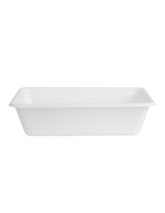 Barquettes alimentaires en bagasse Fiesta Compostable 650ml - Lot de 100