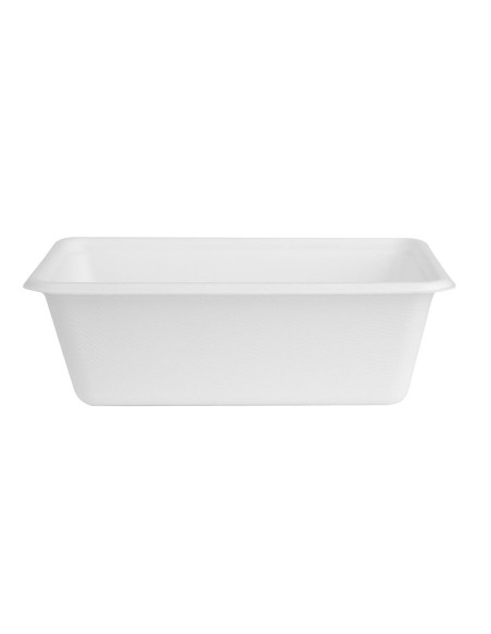 Barquettes alimentaires compostables 800 ml - Fiesta (lot 100)