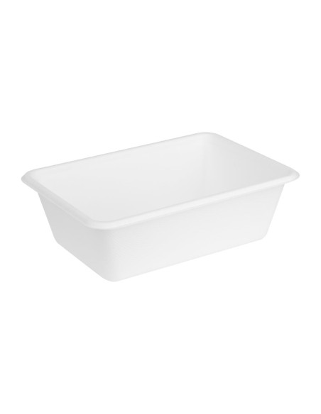 Barquettes alimentaires compostables 800 ml - Fiesta (lot 100)