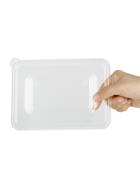Couvercles PET Fiesta Recyclable - lot de 100