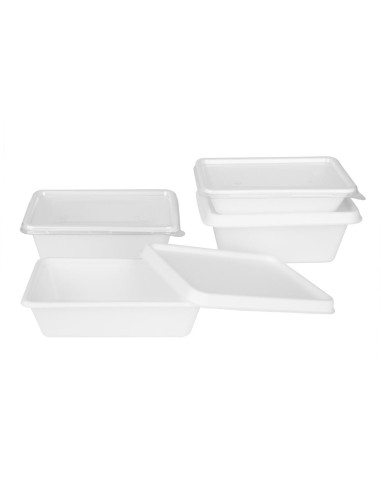 Barquettes alimentaires Fiesta Compostable 1000 ml - Lot de 100