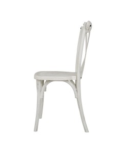 Chaises résine Bolero Manhattan blanches - lot de 4 2