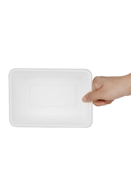 Barquettes alimentaires compostables 800 ml - Fiesta (lot 100)