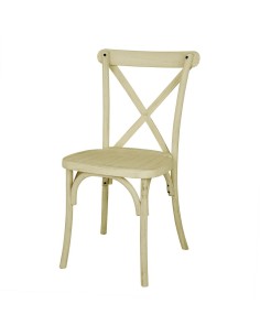 Chaises Bolero Manhattan 4 pcs - design croisé, résine