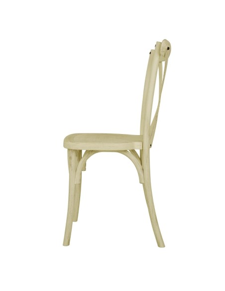 Chaises Bolero Manhattan 4 pcs - design croisé, résine