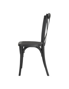 Chaises Manhattan Bolero noires - lot de 4, design élégant 2