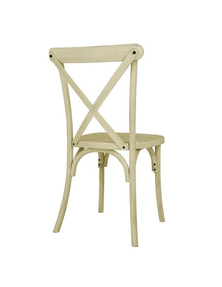 Chaises Bolero Manhattan 4 pcs - design croisé, résine