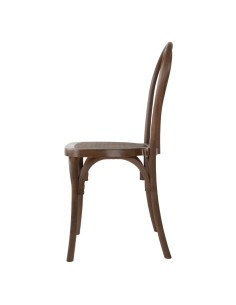 Chaises Bolero Soho noyer - lot de 4, design bois courbé 2