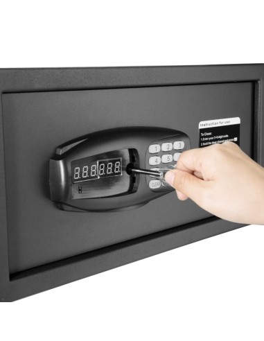 Coffre-fort d'hôtel Bolero - Sécurité portable 35,5 cm
