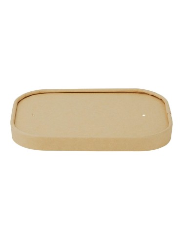 Couvercles en papier Fiesta Recyclable 300 pcs - 173x123x16 mm