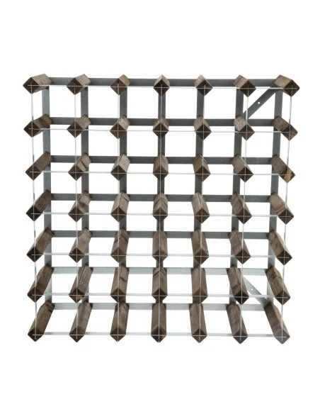 Casier à vin 42 bouteilles bois foncé