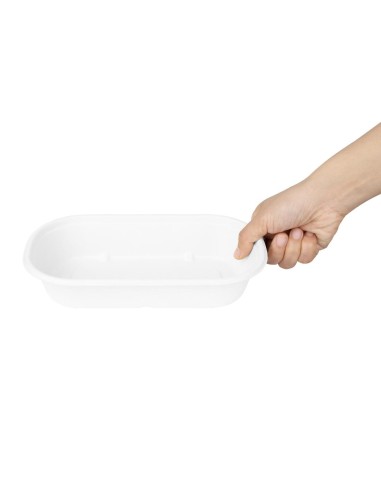 Barquettes ovales Fiesta Compostable 850 ml - Lot de 100