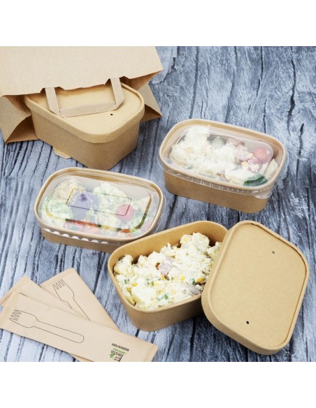 Barquettes alimentaires rectangulaires Fiesta 650 ml - lot de 300
