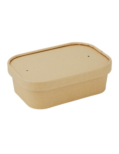 Couvercles en papier Fiesta Recyclable 300 pcs - 173x123x16 mm