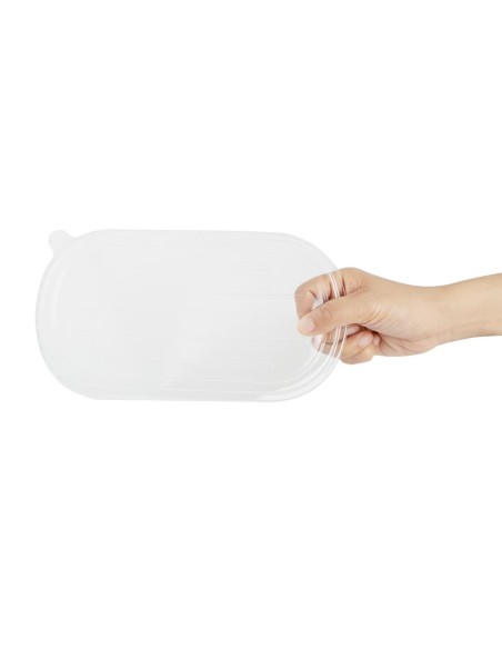 Couvercles PET pour barquettes ovales 850/900 ml - Fiesta