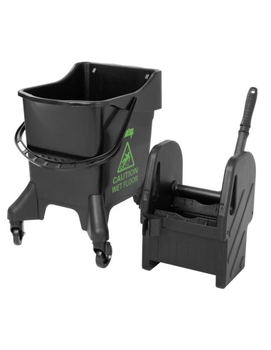 Seau essoreur haut 20 L Jantex vert - Nettoyage professionnel