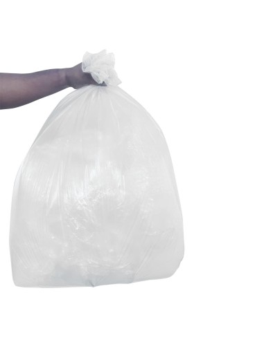 Sacs poubelle Jantex transparents 80L - Lot de 200