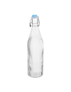 Bouteilles d'eau 1L à bouchon mécanique Olympia - lot de 6