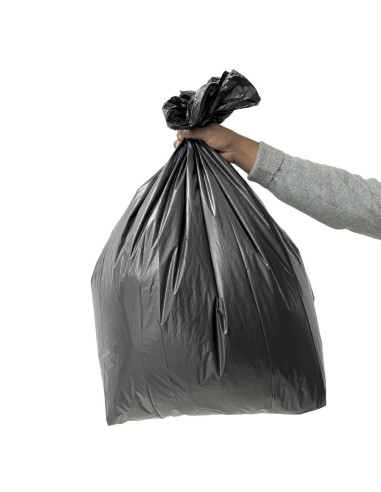 Sacs-poubelle noirs Jantex 80 L - lot de 200
