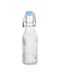 Bouteilles d'eau rainurées Olympia 200ml - lot de 6
