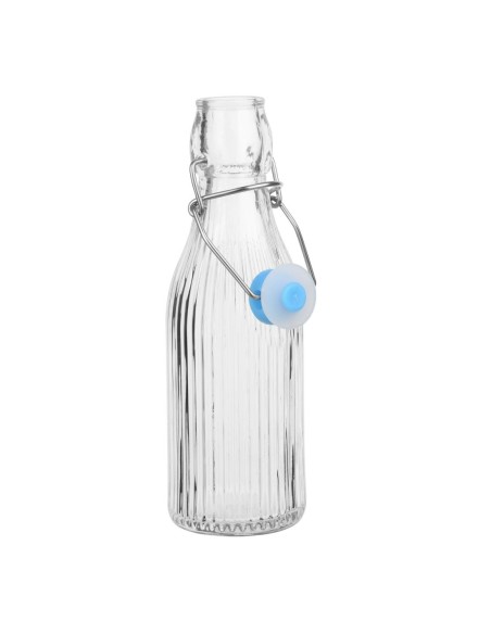 Bouteilles d'eau rainurées Olympia 200ml - lot de 6