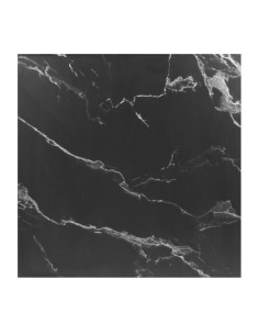 Table carrée Bolero effet pierre noire 700mm 2