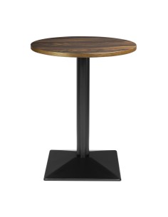 Table ronde Bolero 600 mm effet bois foncé - 125 kg