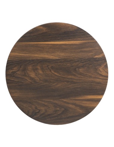 Table ronde Bolero 600 mm effet bois foncé - 125 kg