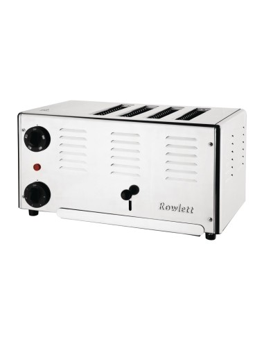 Grille-pain 4 fentes Rowlett Premier - inox, 1,8 kW