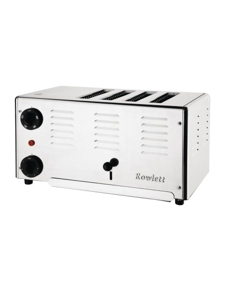 Grille-pain 4 fentes Rowlett Premier - inox, 1,8 kW