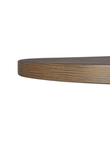 Table ronde Bolero 600 mm effet bois foncé - 125 kg