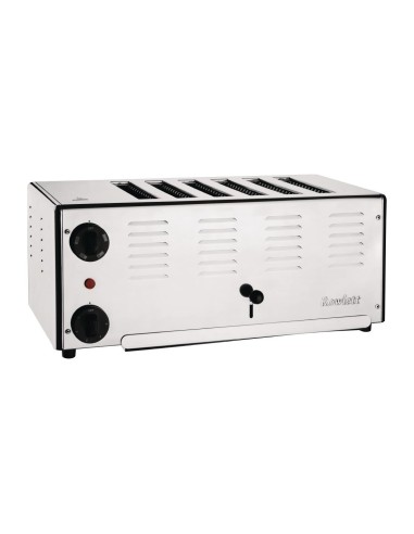 Grille-pain 6 fentes Rowlett Premier - Inox 2,6kW