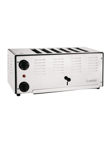 Grille-pain 6 fentes Rowlett Premier - Inox 2,6kW