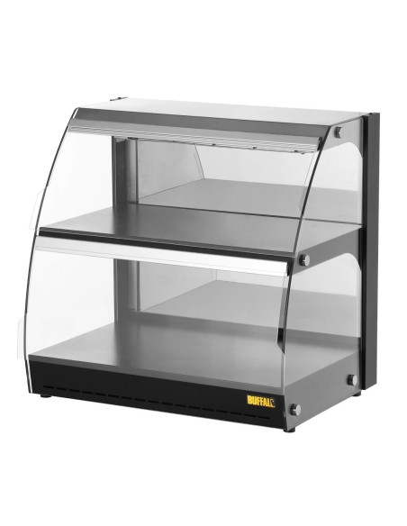 Présentoir chauffant Buffalo HW921 libre-service - 4 bacs GN 1/2