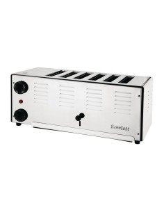 Grille-pain 6 fentes Rowlett Premier - Inox 2,6kW 2